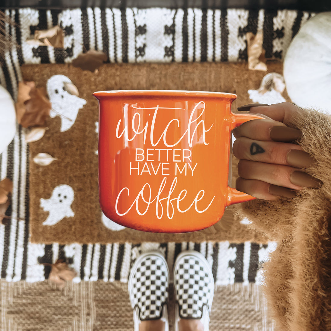 Witch Theme Coffee Station Display Cup
Caffeine Queen Halloween Mug Black Ceramic
Coffee Obsessed Witch Cup Halloween Theme
Halloween Coffee Lover Gift Funny Witch Mug